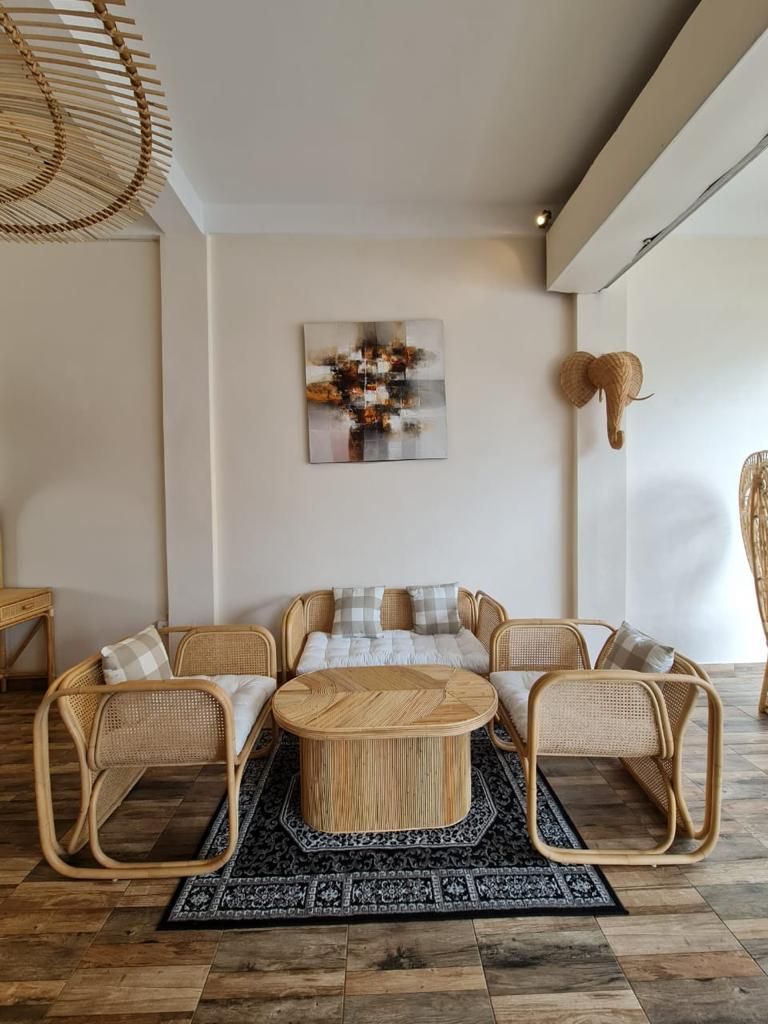 CORA Rattan Sofa with Cushion