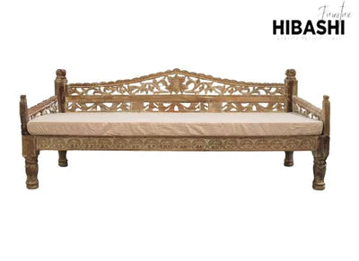SILAW Hand Carved Daybed